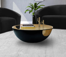 Load image into Gallery viewer, Doma Black / Gold Coffee Table