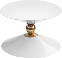 Load image into Gallery viewer, Malia White / Gold Coffee Table