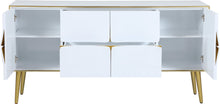 Load image into Gallery viewer, Pop White / Gold Sideboard/Buffet