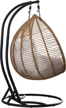Load image into Gallery viewer, Tarzan Natural Color Outdoor Patio Double Swing Chair