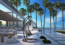 Load image into Gallery viewer, Tarzan Dark Grey Outdoor Patio Double Swing Chair