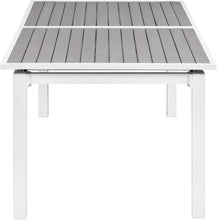Load image into Gallery viewer, Nizuc Grey manufactured wood Outdoor Patio Extendable Aluminum Dining Table