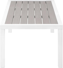Load image into Gallery viewer, Nizuc Grey manufactured wood Outdoor Patio Aluminum Coffee Table