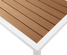 Load image into Gallery viewer, Nizuc Brown manufactured wood Outdoor Patio Aluminum End Table