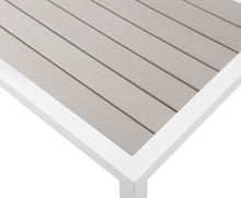 Load image into Gallery viewer, Nizuc Grey manufactured wood Outdoor Patio Aluminum Coffee Table