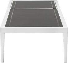 Load image into Gallery viewer, Nizuc Grey Mesh Waterproof Fabric Outdoor Patio Aluminum Mesh Chaise Lounge Chair