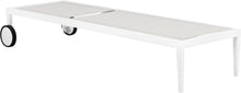 Load image into Gallery viewer, Nizuc White Mesh Waterproof Fabric Outdoor Patio Aluminum Mesh Chaise Lounge Chair