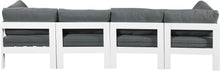 Load image into Gallery viewer, Nizuc Grey Waterproof Fabric Outdoor Patio Modular Sofa