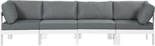 Load image into Gallery viewer, Nizuc Grey Waterproof Fabric Outdoor Patio Modular Sofa