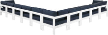 Load image into Gallery viewer, Nizuc Navy Waterproof Fabric Outdoor Patio Modular Sectional