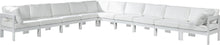 Load image into Gallery viewer, Nizuc White Waterproof Fabric Outdoor Patio Modular Sectional