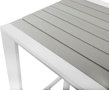 Load image into Gallery viewer, Nizuc Brown manufactured wood Outdoor Patio Aluminum Square Bar Table