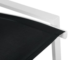 Load image into Gallery viewer, Nizuc Black Mesh Waterproof Fabric Outdoor Patio Aluminum Mesh Barstool