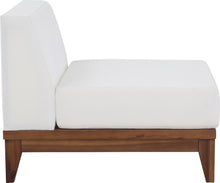 Load image into Gallery viewer, Rio Off White Waterproof Fabric Outdoor Patio Modular Armless Chair
