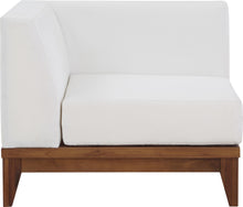 Load image into Gallery viewer, Rio Off White Waterproof Fabric Outdoor Patio Modular Corner Chair