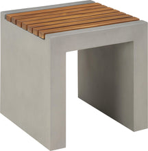 Load image into Gallery viewer, Rio Light Grey Concrete Cement End Table
