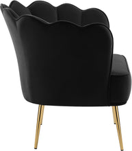 Load image into Gallery viewer, Jester Black Velvet Accent Chair