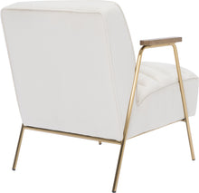 Load image into Gallery viewer, Woodford Cream Velvet Accent Chair