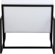Load image into Gallery viewer, Industry White Faux Leather Accent Chair