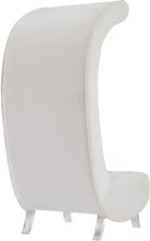 Load image into Gallery viewer, Crescent Cream Velvet Accent Chair