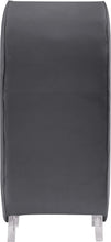 Load image into Gallery viewer, Crescent Grey Velvet Accent Chair