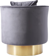 Load image into Gallery viewer, Kendra Grey Velvet Accent Chair