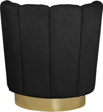 Load image into Gallery viewer, Lily Black Velvet Accent Chair