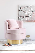 Load image into Gallery viewer, Kendra Pink Velvet Accent Chair