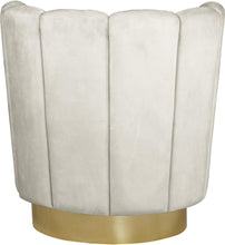 Load image into Gallery viewer, Lily Cream Velvet Accent Chair