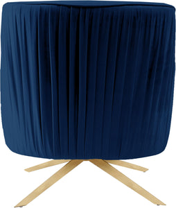 Paloma Navy Velvet Accent Chair
