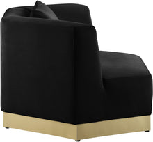 Load image into Gallery viewer, Marquis Black Velvet Chair