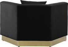 Load image into Gallery viewer, Marquis Black Velvet Chair