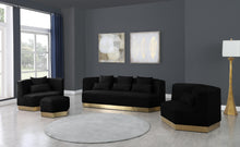 Load image into Gallery viewer, Marquis Black Velvet Chair