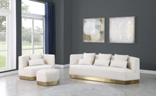 Load image into Gallery viewer, Marquis Cream Velvet Chair