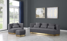 Load image into Gallery viewer, Marquis Grey Velvet Chair