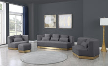 Load image into Gallery viewer, Marquis Grey Velvet Chair
