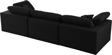 Load image into Gallery viewer, Serene Black Linen Fabric Deluxe Cloud Modular Sofa