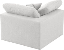Load image into Gallery viewer, Serene Cream Linen Fabric Deluxe Cloud Corner Chair