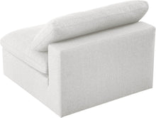 Load image into Gallery viewer, Serene Cream Linen Fabric Deluxe Cloud Armless Chair