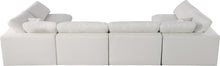 Load image into Gallery viewer, Serene Cream Linen Fabric Deluxe Cloud Modular Sectional