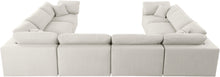 Load image into Gallery viewer, Serene Cream Linen Fabric Deluxe Cloud Modular Sectional