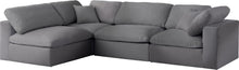 Load image into Gallery viewer, Serene Grey Linen Fabric Deluxe Cloud Modular Sectional