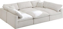 Load image into Gallery viewer, Plush Cream Velvet Standard Cloud Modular Sectional