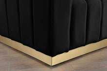 Load image into Gallery viewer, Marlon Black Velvet Chair