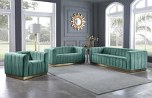 Load image into Gallery viewer, Marlon Mint Velvet Chair