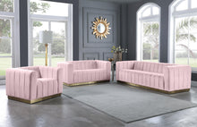 Load image into Gallery viewer, Marlon Pink Velvet Chair