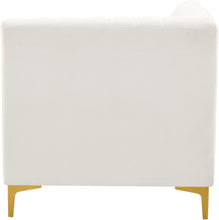 Load image into Gallery viewer, Alina Cream Velvet Corner Chair