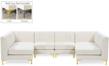 Load image into Gallery viewer, Alina Cream Velvet Modular Sectional