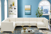 Load image into Gallery viewer, Alina Cream Velvet Modular Sectional