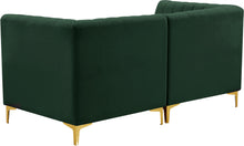 Load image into Gallery viewer, Alina Green Velvet Modular Sectional